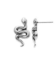 Slithering Snake Studs - Magpie Jewellery