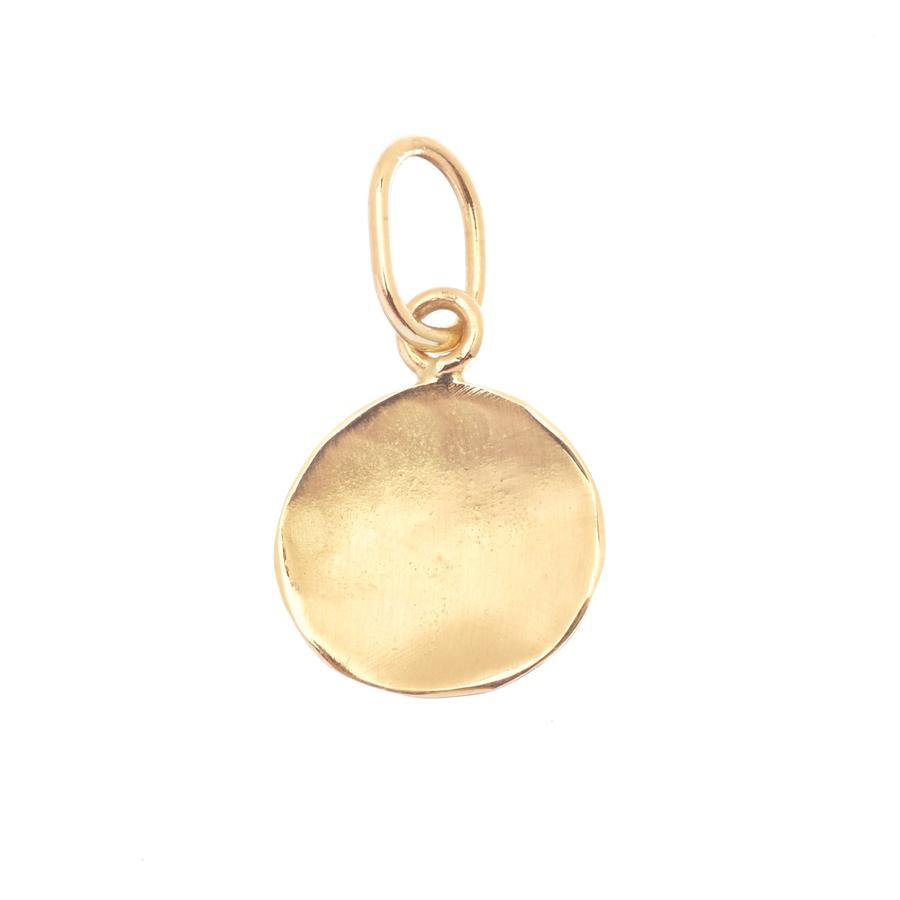 Simple Concave Disc Charm | Magpie Jewellery