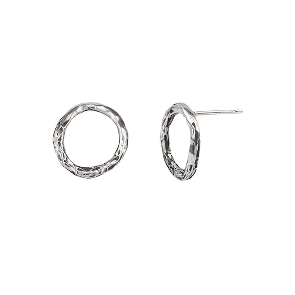 Small Open Circle Studs | Magpie Jewellery