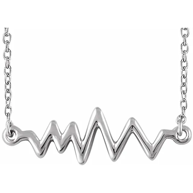 Heartbeat Necklace - Magpie Jewellery