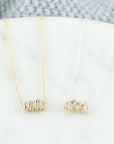 Twist Necklace - Mini | Magpie Jewellery | Mixed Metals | Yellow Gold Chain | Silver Chain | Listed Left-to-Right