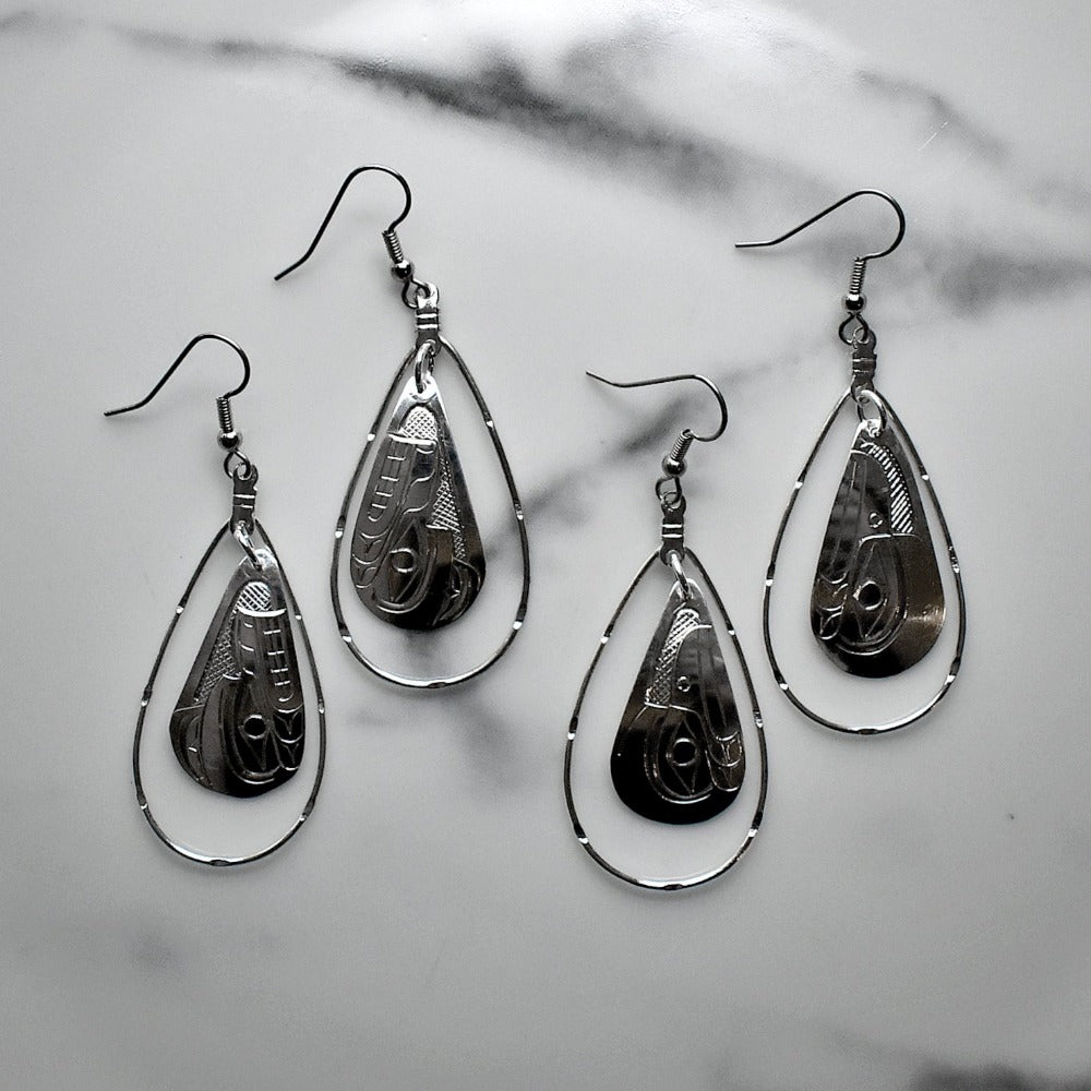 Keyhole Totem Drop Earrings