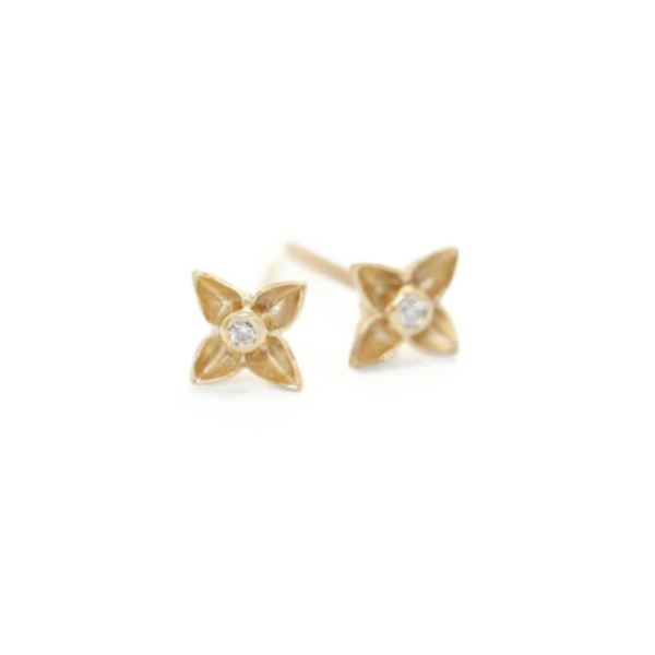 Veil Diamond Stud Earrings - Magpie Jewellery