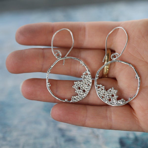 Bubble Hoop Earrings - Magpie Jewellery