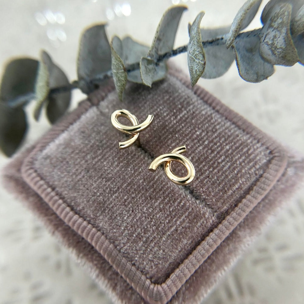 14k Confetti Studs - Magpie Jewellery