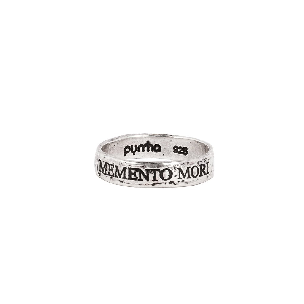 Memento Mori (Remember You Will Die) Band Ring | Magpie Jewellery
