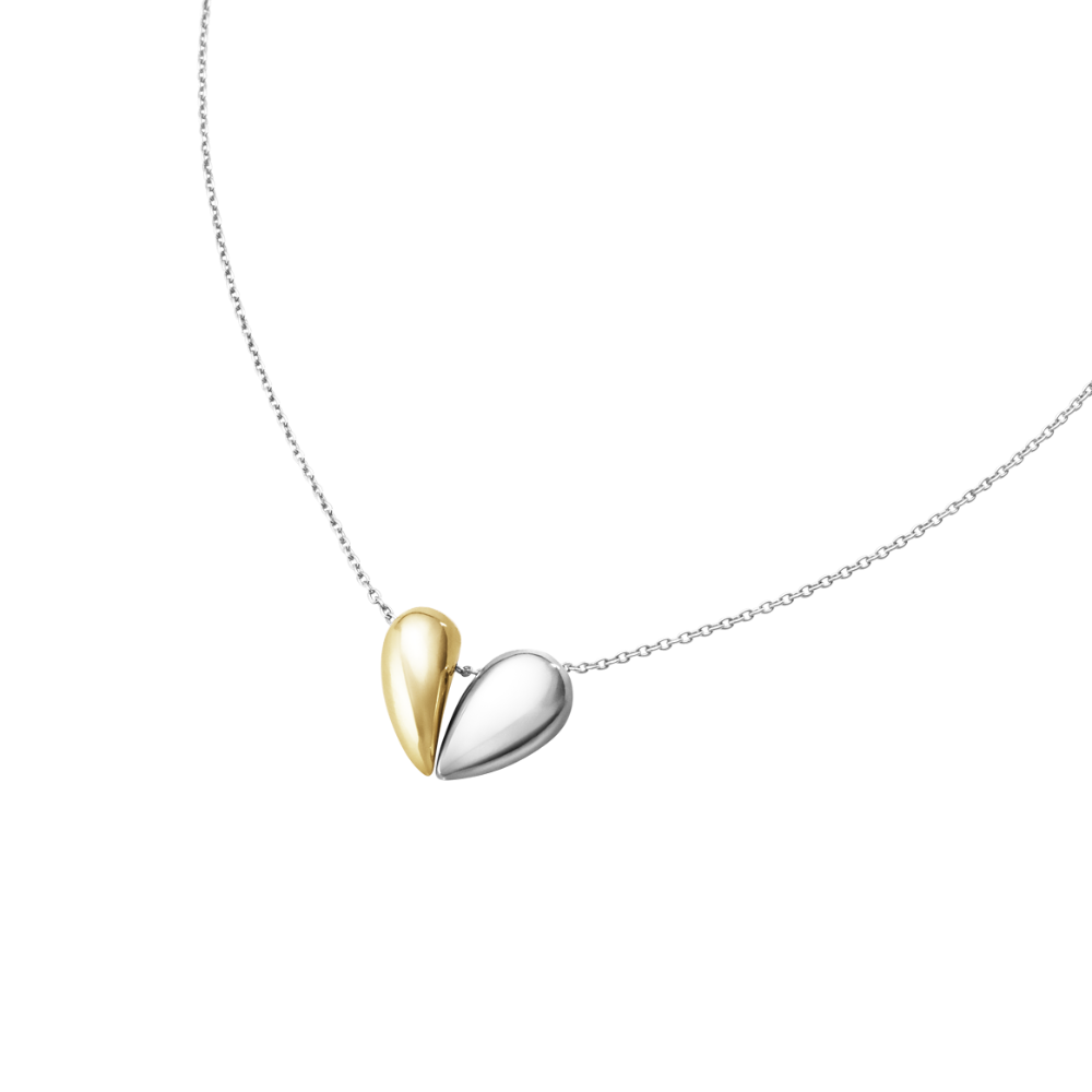 Georg jensen cheap silver heart necklace