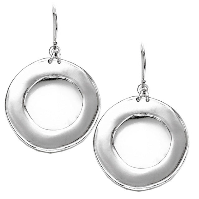 Silver Halo Drop Earring | Magpie Jewellery