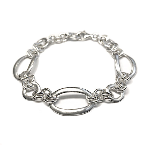 Ovalette and Circlet Bracelet | Magpie Jewellery