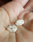 Shimmering Waves Stud Earrings - Magpie Jewellery