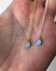 Petite Aquamarine Necklace - Magpie Jewellery