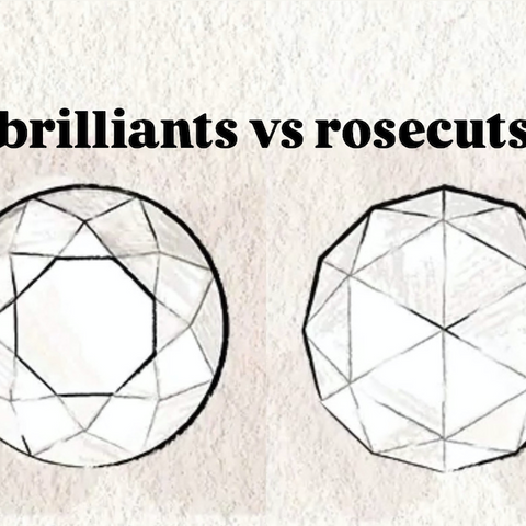 Rose Cut Diamonds Vs Brilliant Cut Diamonds