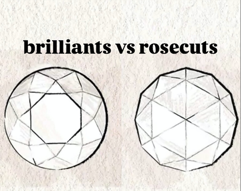 Rose Cut Diamonds Vs Brilliant Cut Diamonds