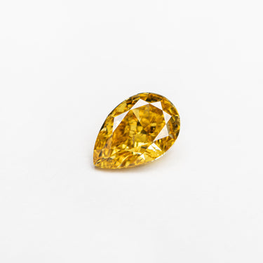 0.50ct 6.13x4.13x2.67mm SI2 Fancy Deep Yellowish Orange Pear Brilliant 24129-01