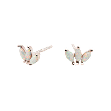 Opal Marquis Stud Earrings