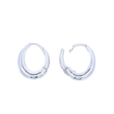 Teardrop Huggie Hoops