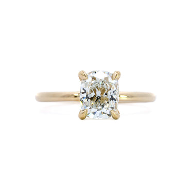 Classic Solitaire w/ Cushion Cut Lab Diamond