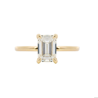 Emerald Cut Lab Diamond Solitaire