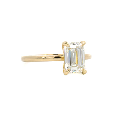 Emerald Cut Lab Diamond Solitaire