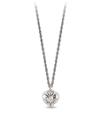 Small Puffed Heart Diamond Set Talisman | Magpie Jewellery