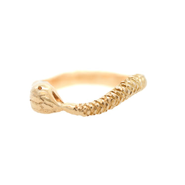 Magpie Vintage- 14ky Gold Snake Ring