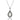 Oval Mabe Pearl Pendant with Prong Marcasite with an adjustable chain 16"-18" sterling silver oxidized.