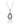 Oval Mabe Pearl Pendant with Prong Marcasite with an adjustable chain 16"-18" sterling silver oxidized.