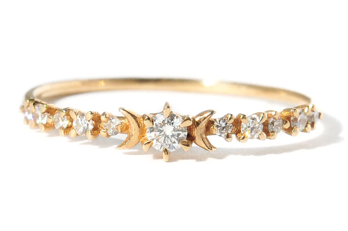 Diamond Stardust Ring | Magpie Jewellery