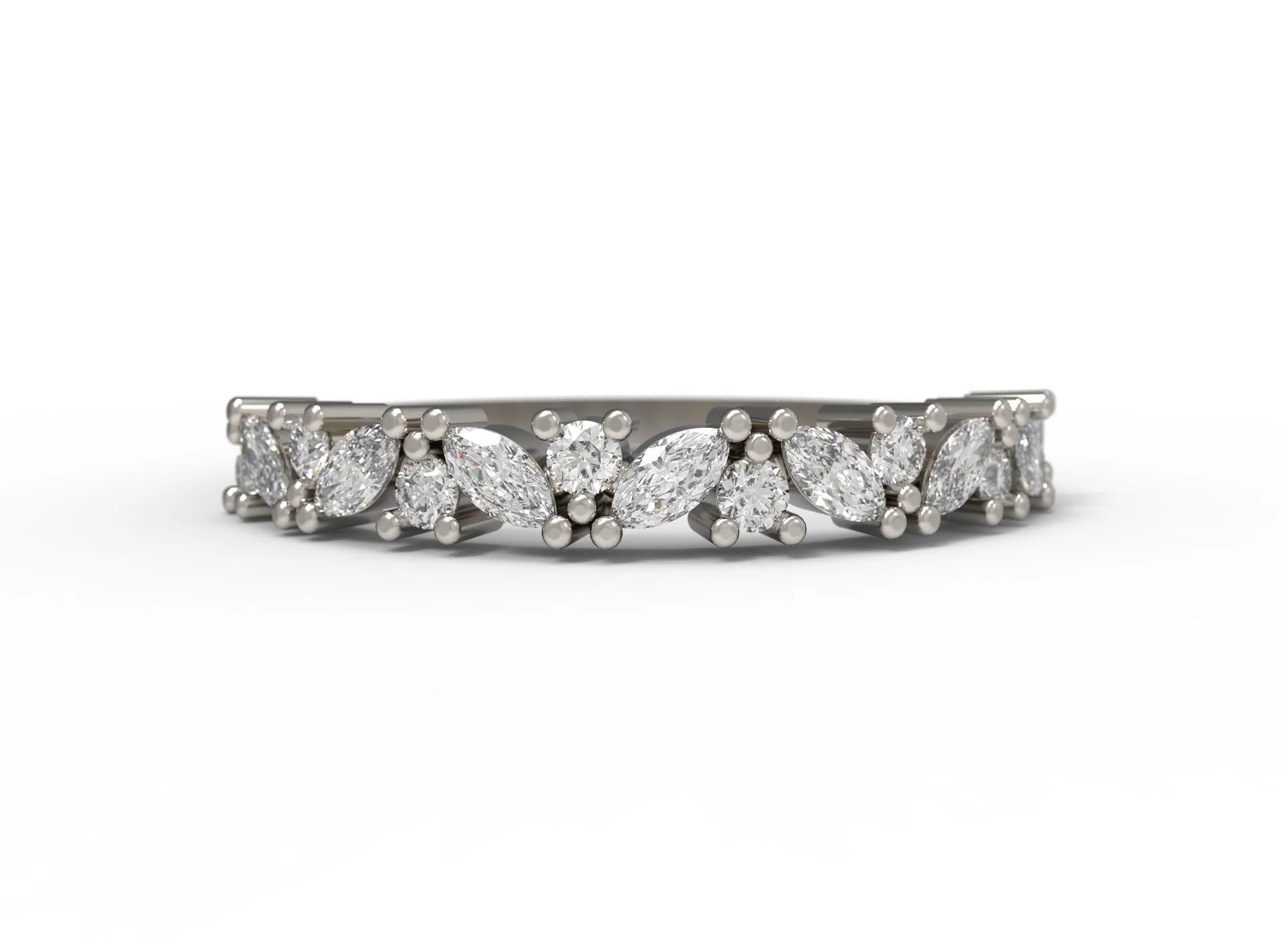 14k Fairmined Gold Marissa Lab-Grown Diamond Band| Magpie Jewellery