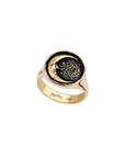 Trust The Universe 14K Gold Signet Ring | Magpie Jewellery