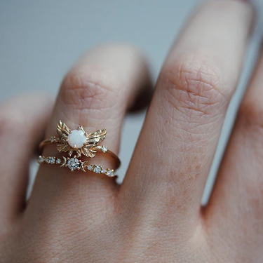 Diamond Stardust Ring | Magpie Jewellery