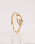 'Quinn' Rose Cut Diamond Cluster Ring