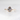 14k yellow Gold Pear Diamond Ring featuring natural pear shaped salt & pepper rose cut diamond in a low profile setting
