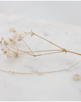 10ky Gold Five Pearl Station Bracelet | Magpie Jewellery