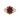 VINTAGE - 10ky Belcher Ring w. Oval Cabachon Garnet sz. 11
