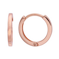 14K Gold 11.5mm Gold Round Huggie Hoop Earring | Magpie Jewellery