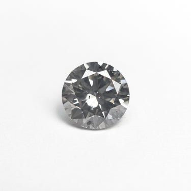 1.06ct 6.53x6.50x3.97mm SI2 Fancy Grey Round Brilliant 18462-01