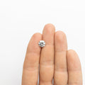 2.52ct 8.88x8.86x5.26mm SI2 Fancy Grey Round Brilliant 18867-01 - Misfit Diamonds