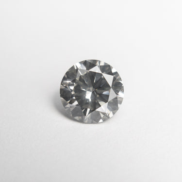 1.01ct 6.45x6.43x3.85mm Fancy Grey Round Brilliant 18989-01 - Misfit Diamonds