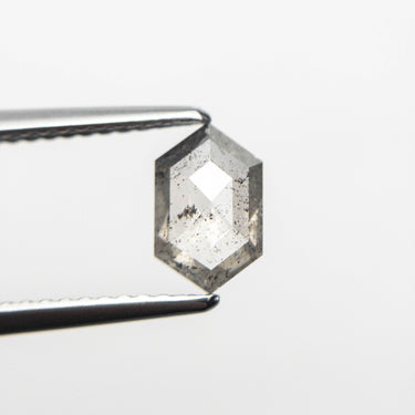 0.74ct Salt & Pepper Hexagon Rosecut Diamond