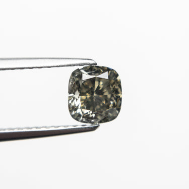 1.01ct 5.22x5.59x3.90mm Fancy Grey Cushion Brilliant 19913-02