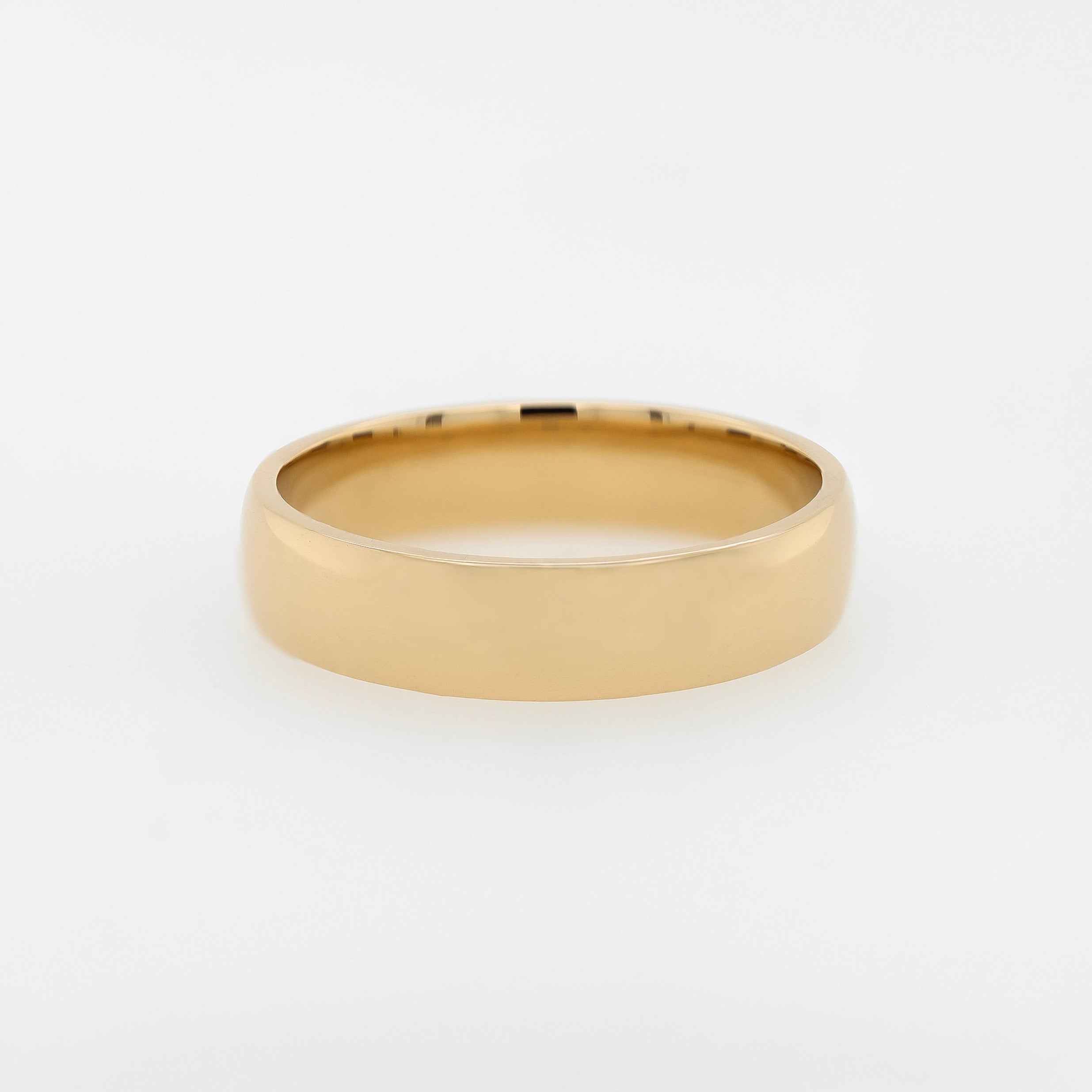 Half Round Wedding Band | Magpie Jewellery