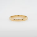 3mm 14ky domed wedding band