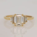 Emerald Cut Diamond Ring | Magpie Jewellery