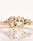 'Quinn' Rose Cut Diamond Cluster Ring | Magpie Jewellery