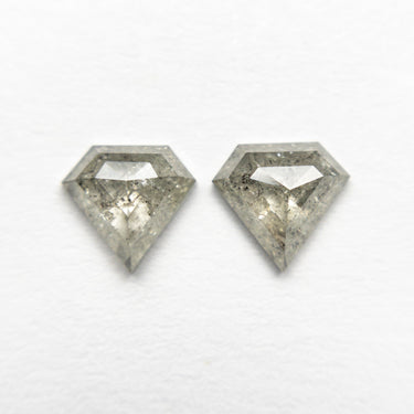 1.16cttw 2pc 5.72x6.09x2.32mm 5.78x6.21x2.42mm Shield Rosecut Matching Pair 20951-32