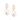 Oval Gem Diamond Pearl Earrings | Magpie Jewellery