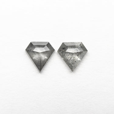 0.50cttw 2pc 4.60x4.51x1.81mm 4.39x4.51x1.90mm Shield Rosecut Matching Pair 24661-01