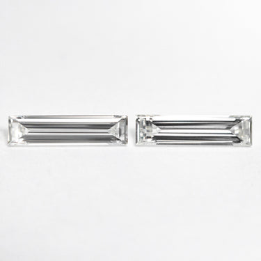 0.43cttw 2pc 8.07x1.98x1.22mm 8.07x2.05x1.29mm VS G Baguette Step Cut Matching Pair 24701-01