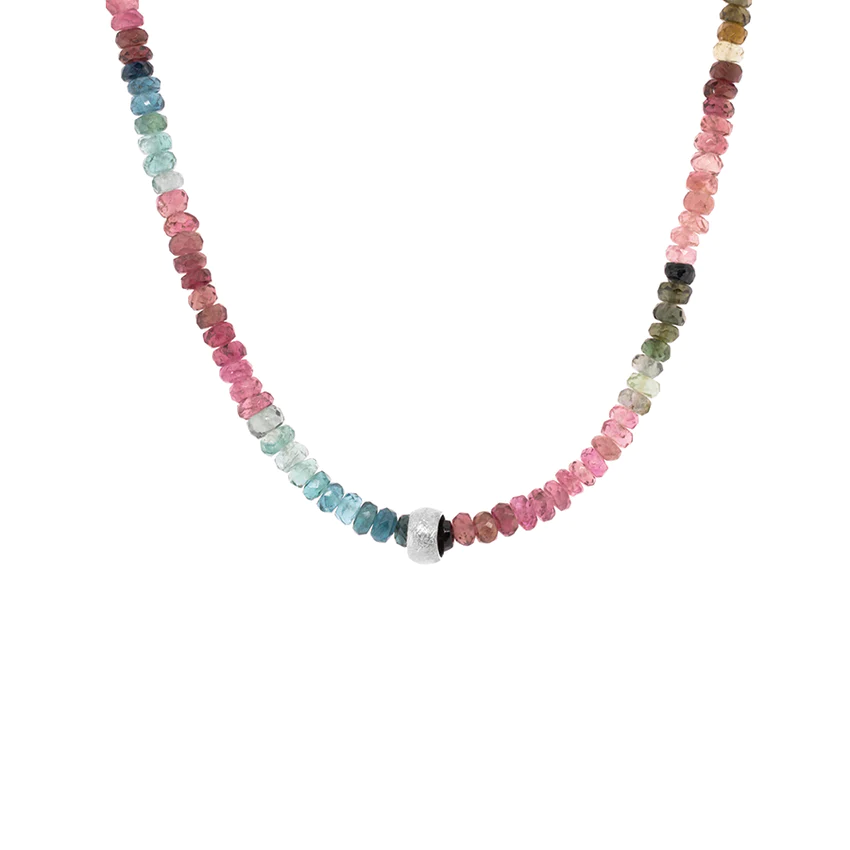 Natural Gemstone &#39;Boulder Bead&#39; Necklace | Magpie Jewellery